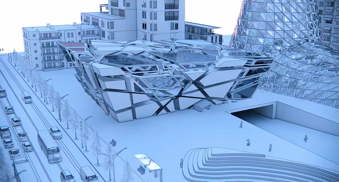 大学时一组建筑设计