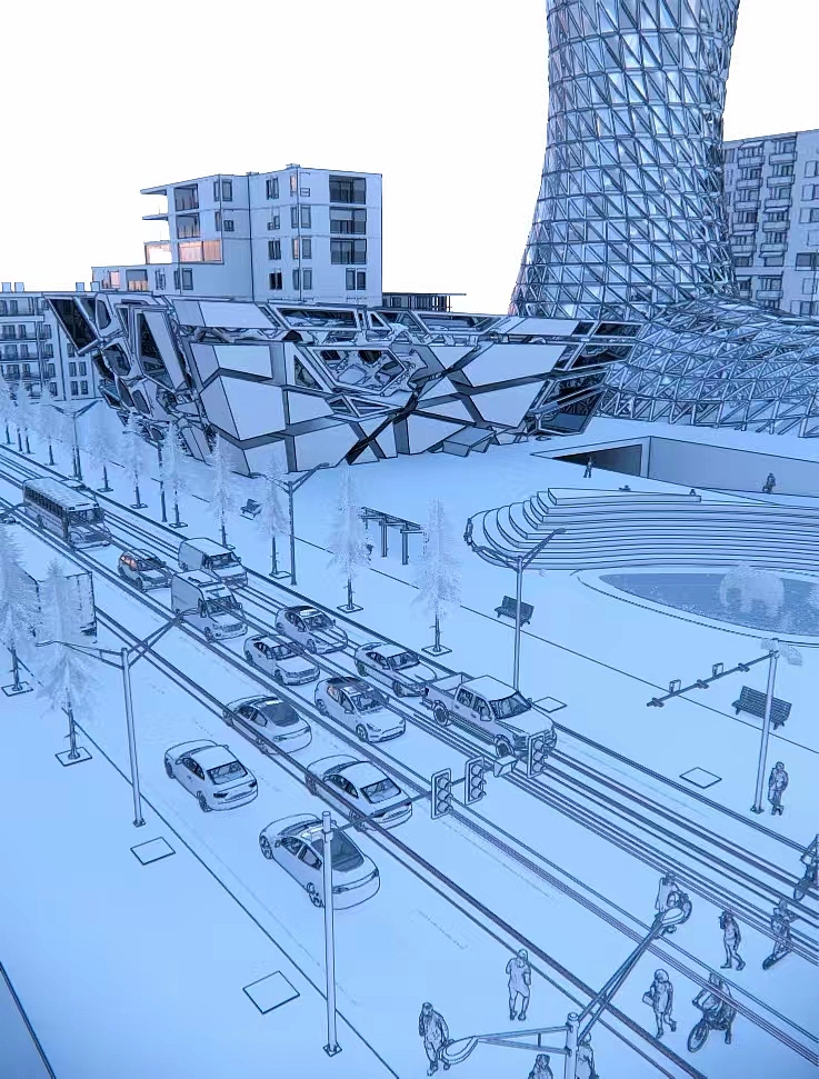 大学时一组建筑设计