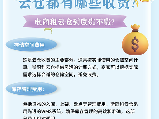 云仓都有哪些收费？电商租云仓到底贵不贵？ 