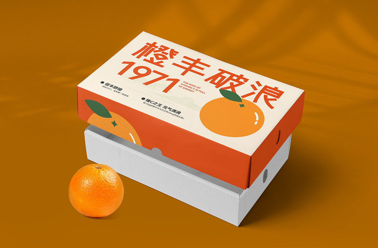《橙丰破浪》橙子包装设计
