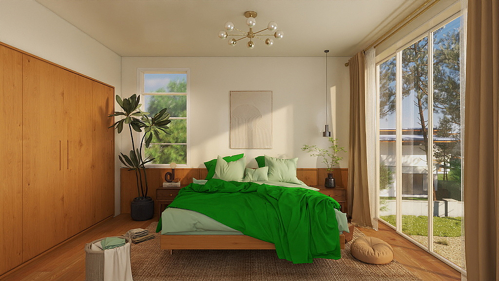 酷家乐-床品三维场景搭建和氛围图渲染（图ZMzk0NzMxODM2） - 场景 - 站酷设计师陆薇尔原创素材 - 站酷ZCOOL