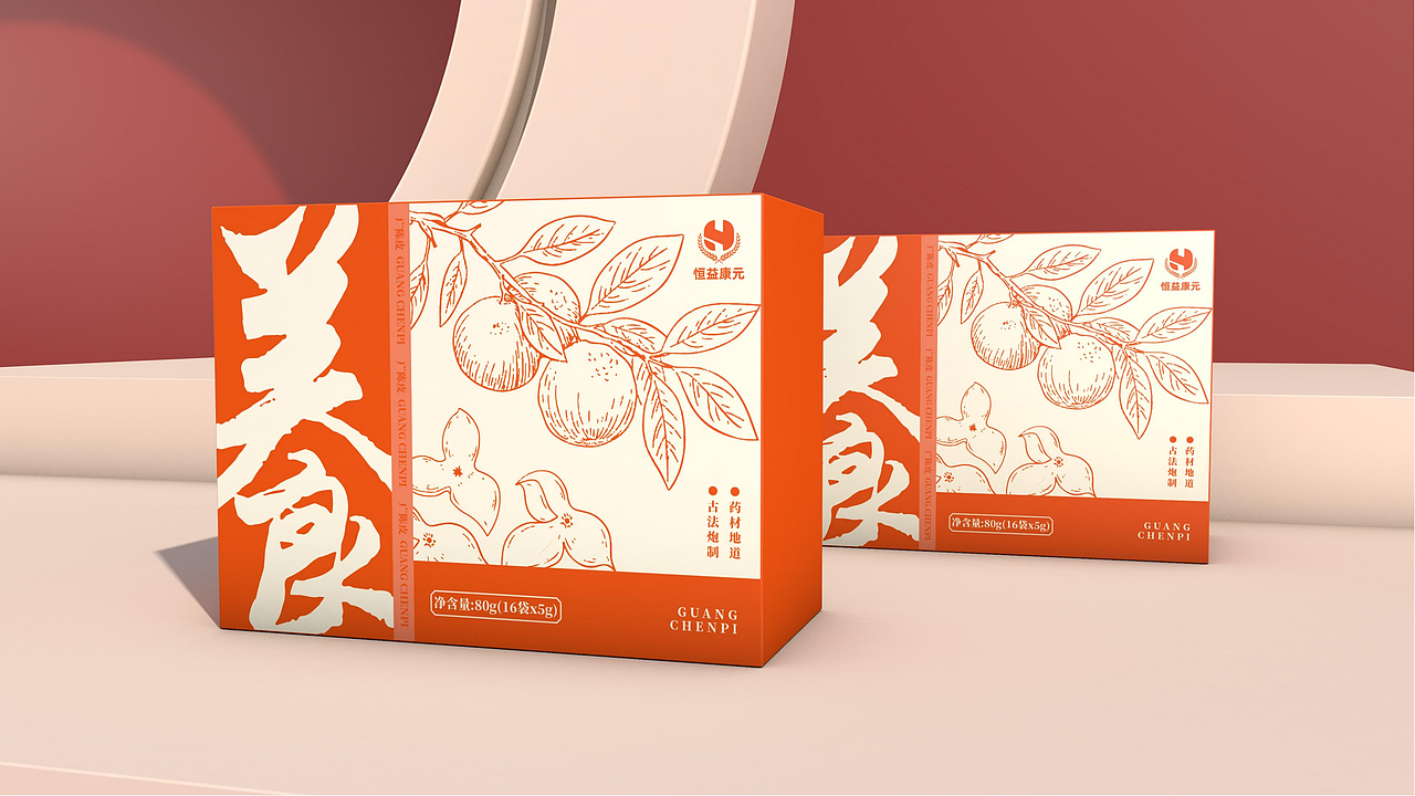 恒益康元保健品包装策划