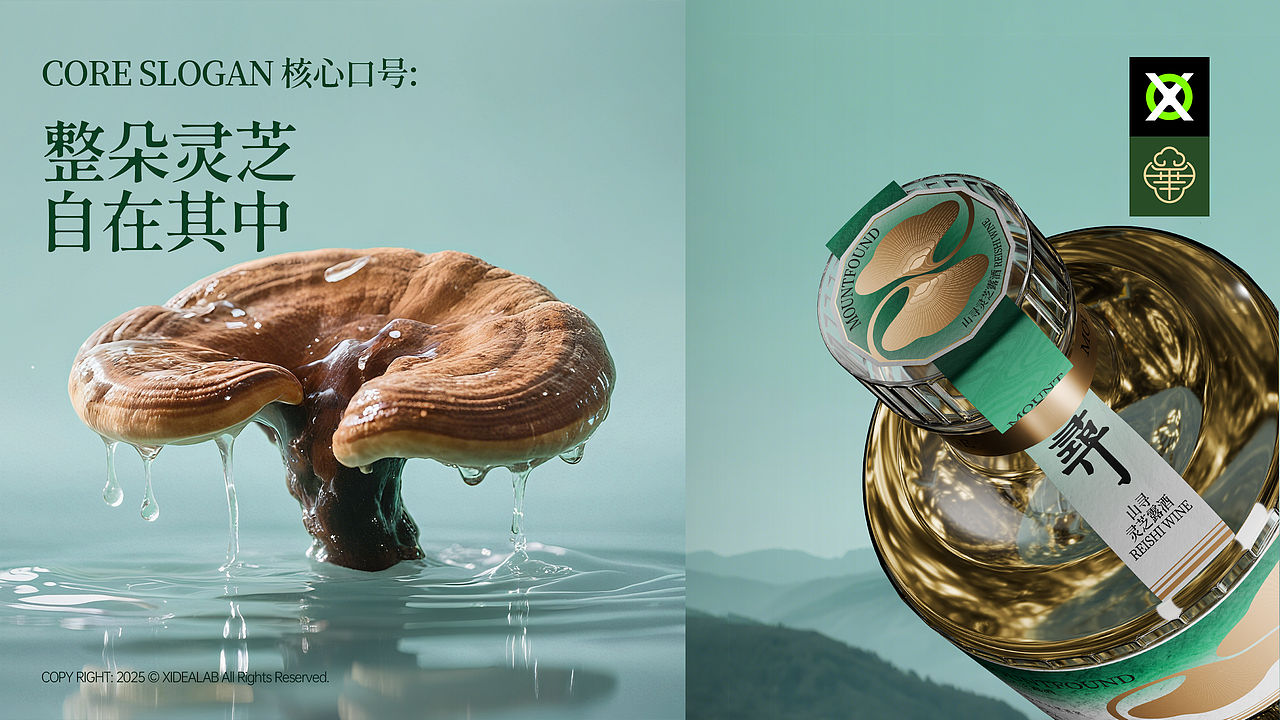 [山寻MOUNTFOUND] 灵芝露酒｜爆品全案（图ZMzk0NzM2MzU2） - 包装 - 站酷设计师没创意研究所原创素材 - 站酷ZCOOL