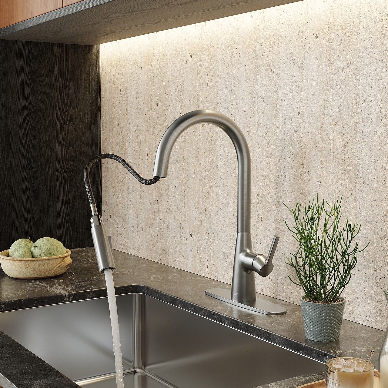 卫浴产品渲染 | 水龙头写实渲染