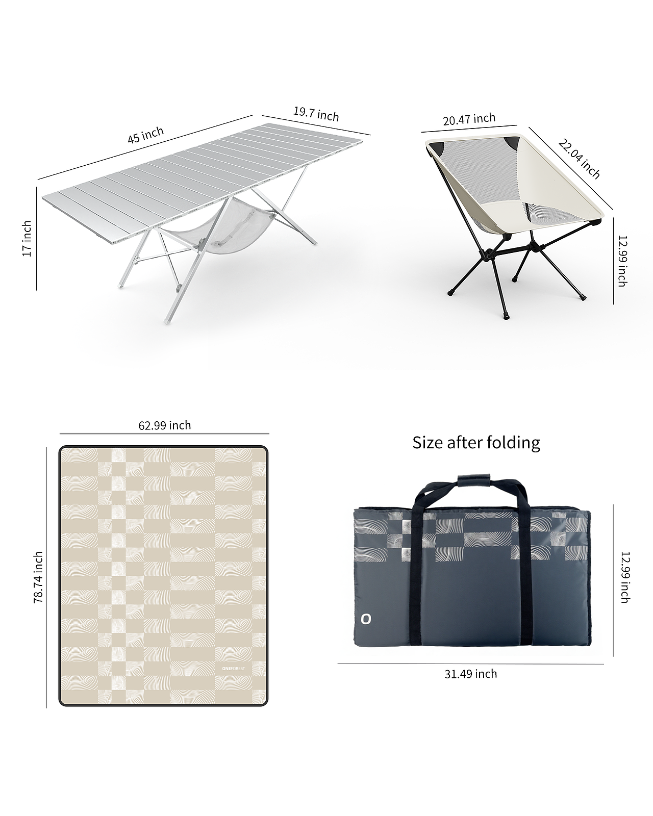 户外产品拍摄|折叠桌|月亮椅| 三维渲染