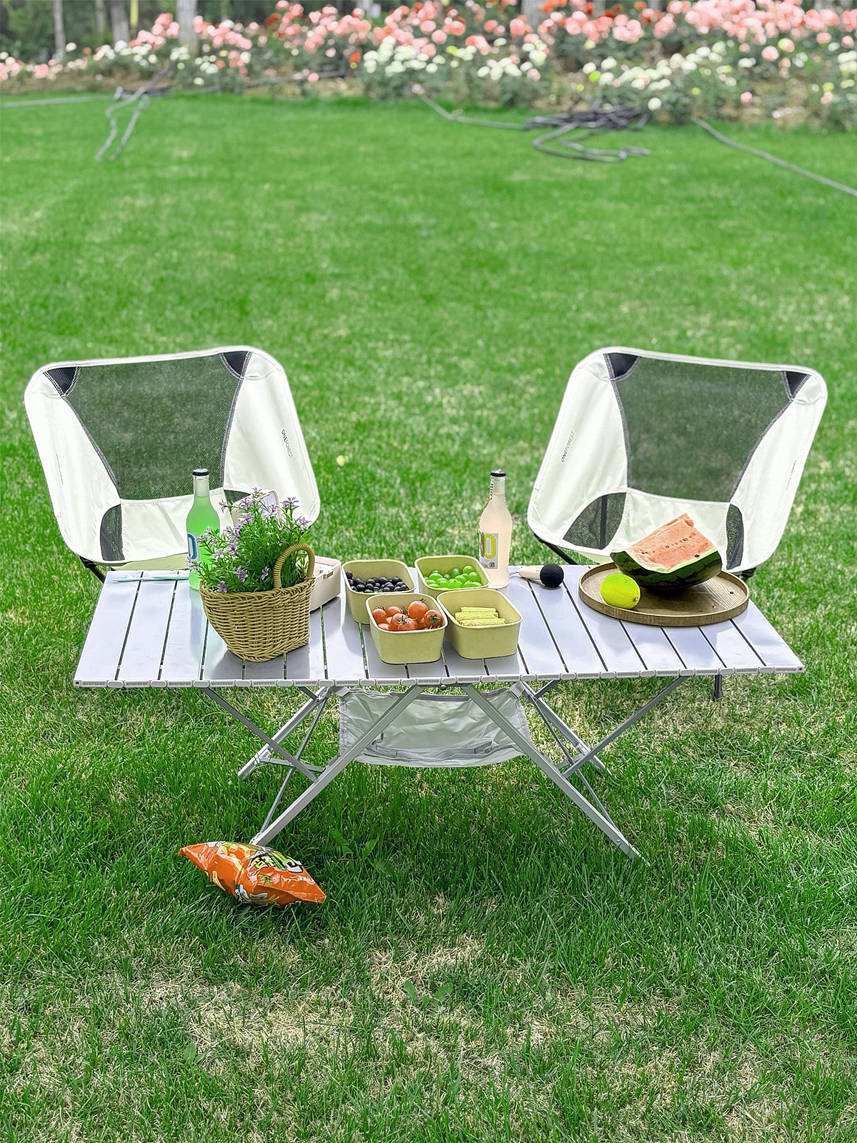 户外产品拍摄|折叠桌|月亮椅| 三维渲染