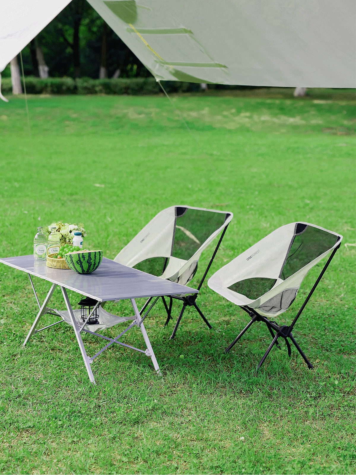 户外产品拍摄|折叠桌|月亮椅| 三维渲染