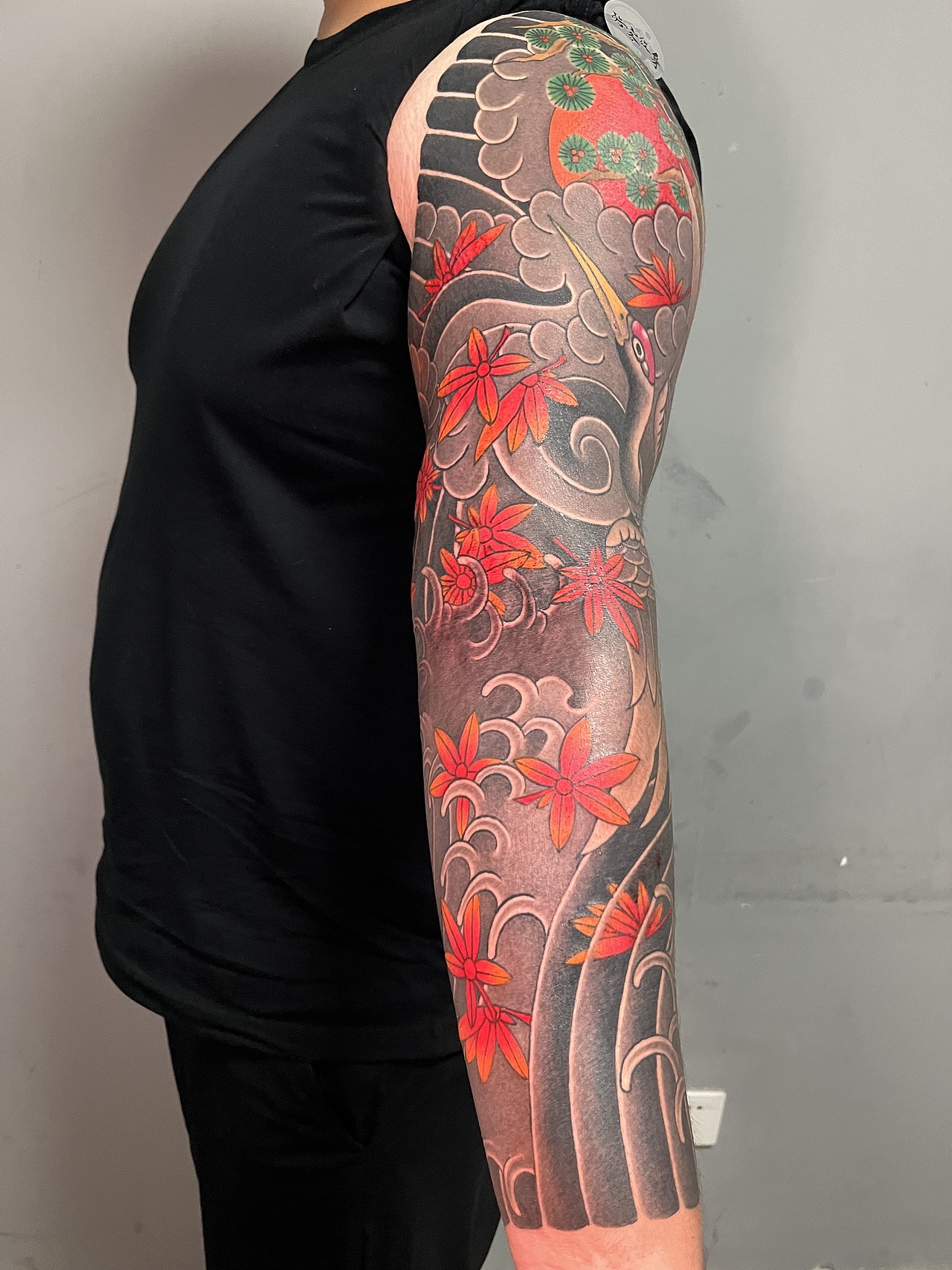 花臂纹身#老传统纹身#花臂#吴江纹身#附近纹身店#纹身（图ZMzk0NzU2Nzk2） - 绘画 - 站酷设计师吴江酷客纹身原创素材 - 站酷ZCOOL