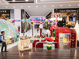 復(fù)古霓虹風(fēng)美陳主題店設(shè)計