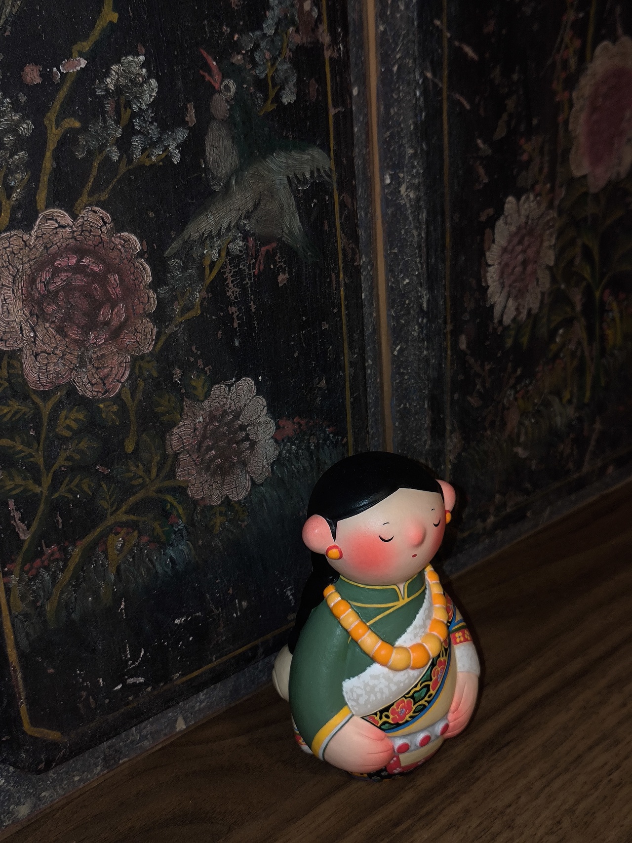 粘土手作 卓玛与格桑花