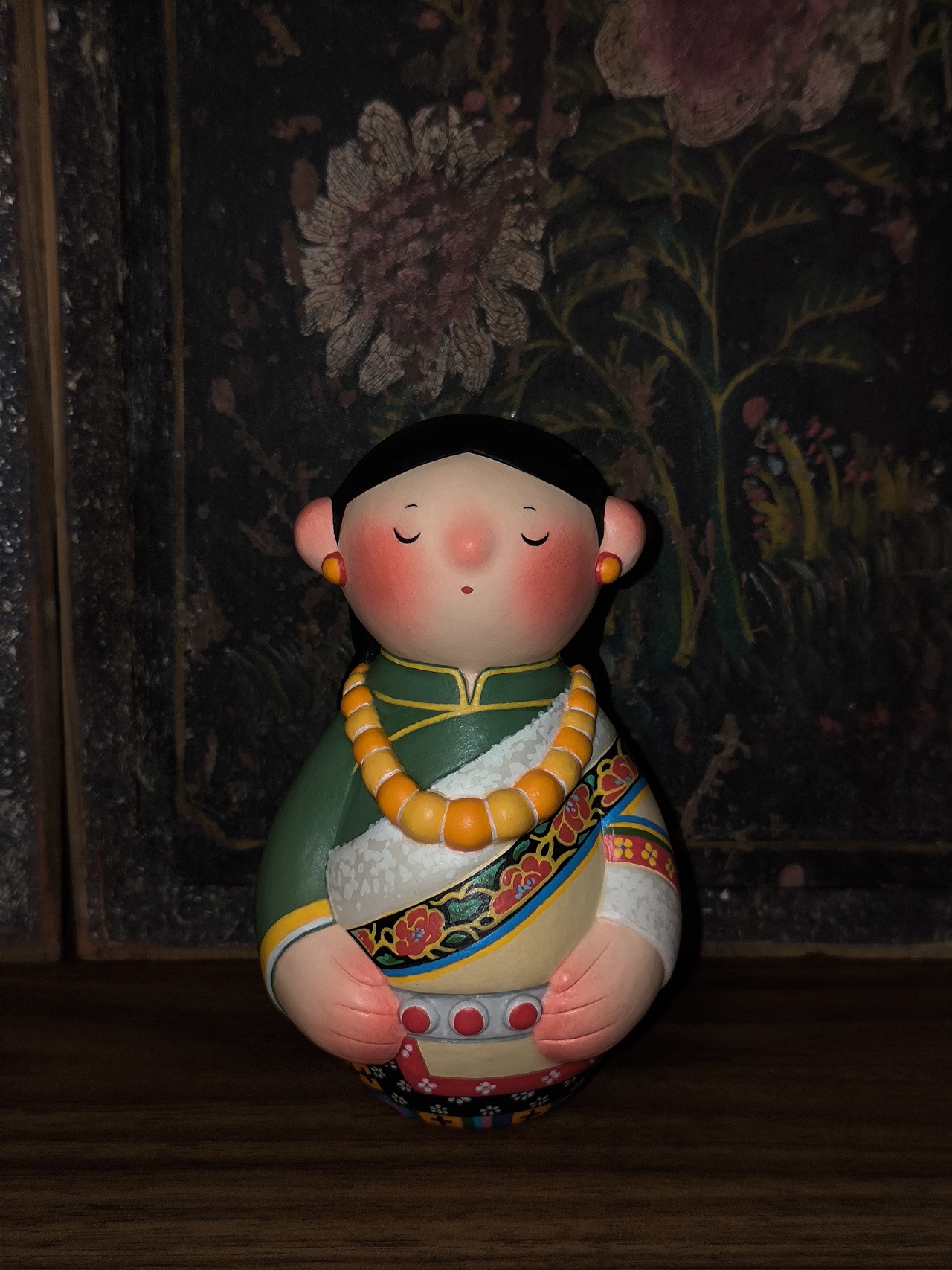 粘土手作 卓玛与格桑花