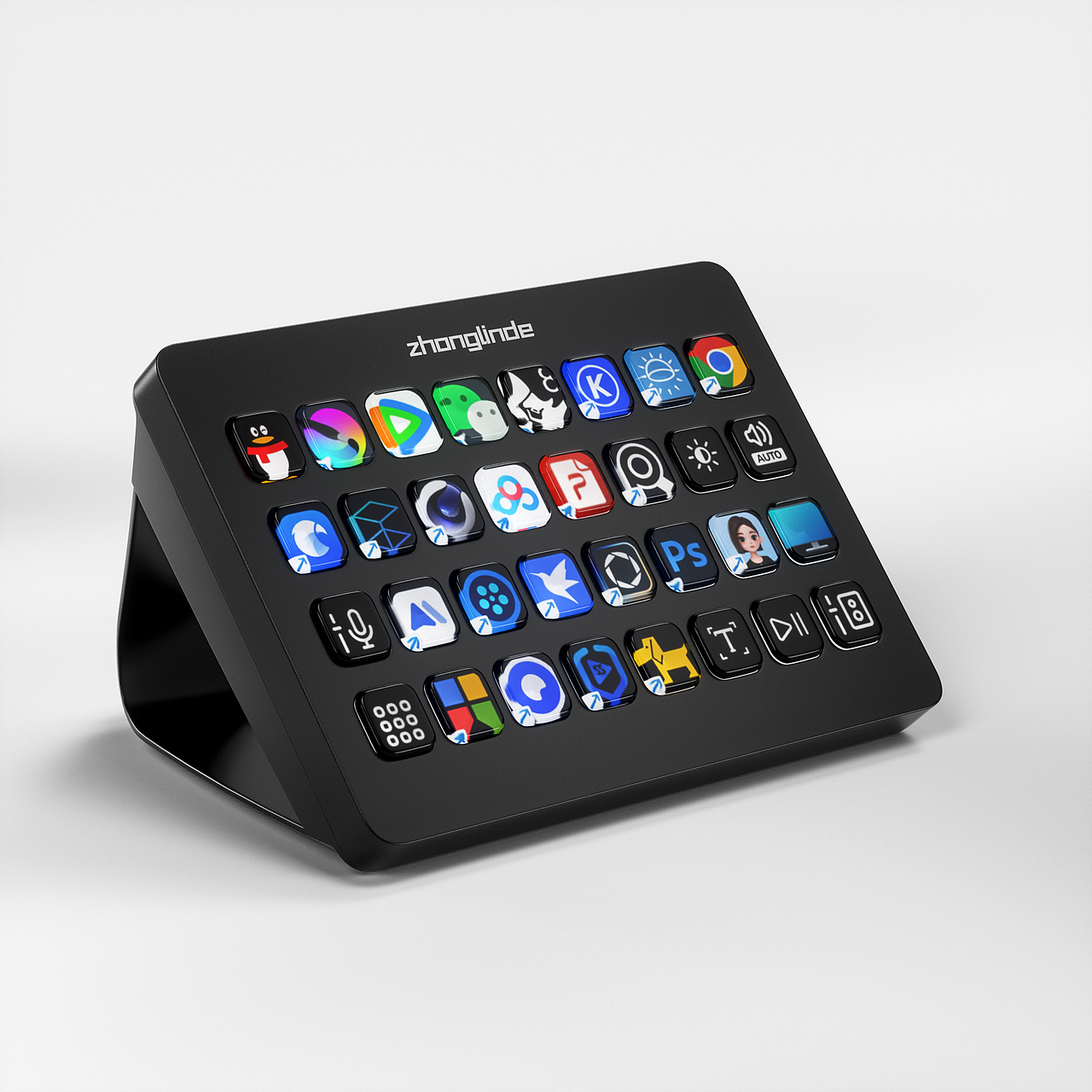 Stream Deck直播导播切换台宏按键可编程快捷键盘渲染（图ZMzk0NzYwODMy） - 产品 - 站酷设计师晓钟原创素材 - 站酷ZCOOL