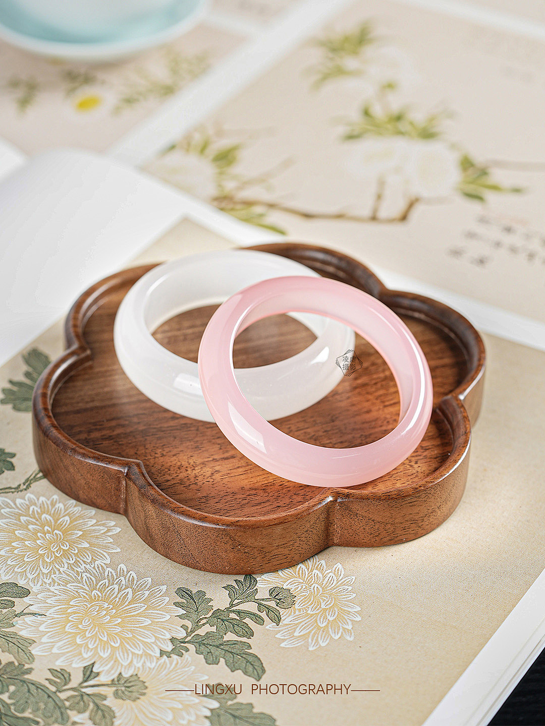 仿自然光手镯拍摄