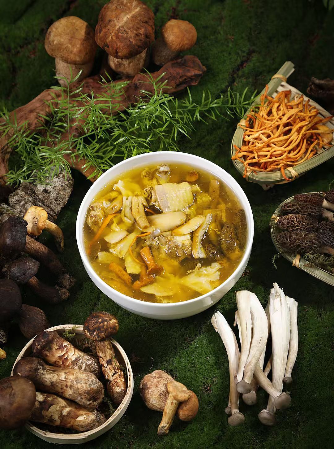 红糖/黄芪/淫羊藿/野生菌/菌子鸡