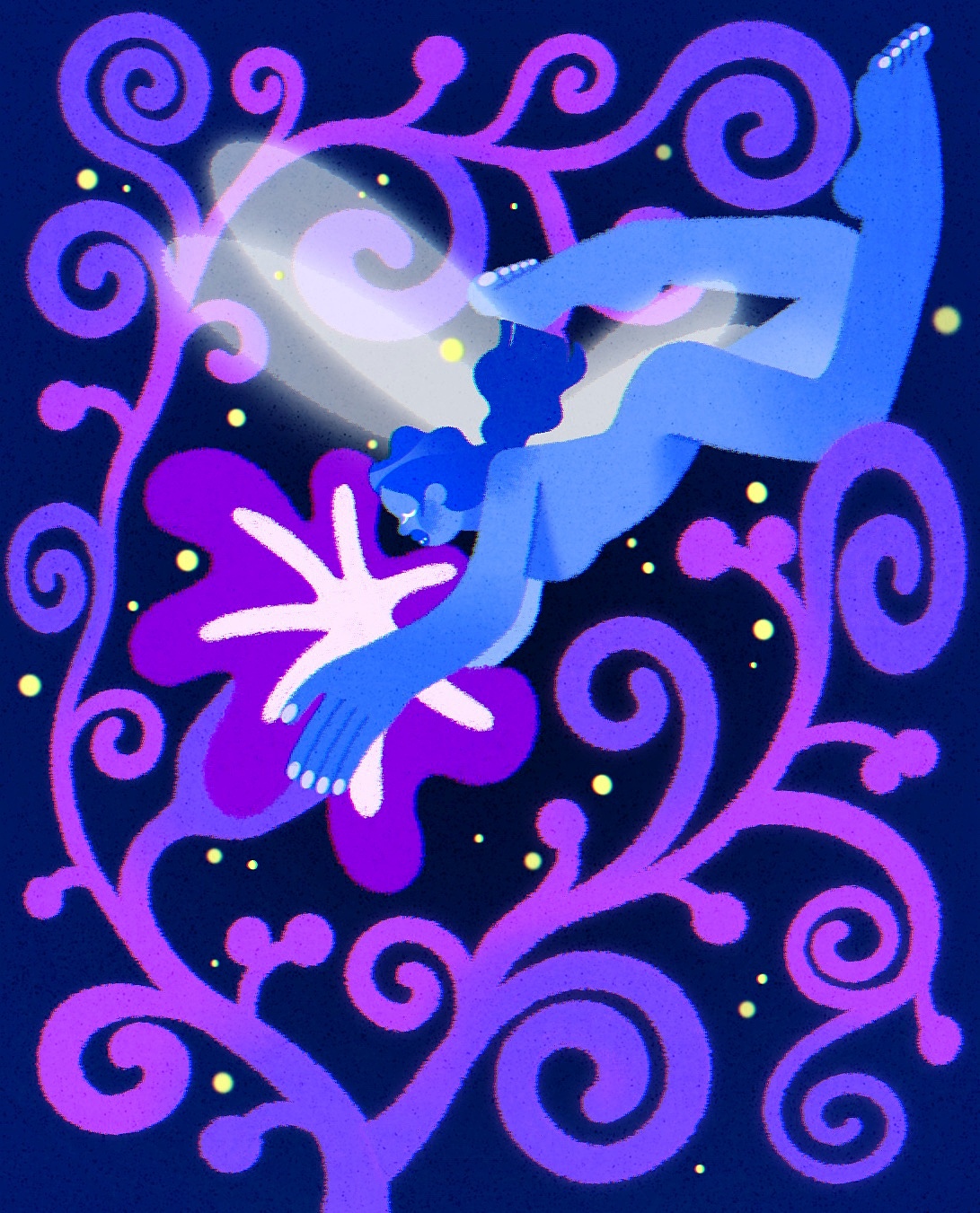 花精靈系列（圖ZMzk0Nzc2ODIw） - 藝術(shù)插畫(huà) - 站酷設(shè)計(jì)師塵螨少女波比原創(chuàng)素材 - 站酷ZCOOL