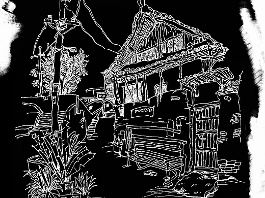 街景速写，关于风景。