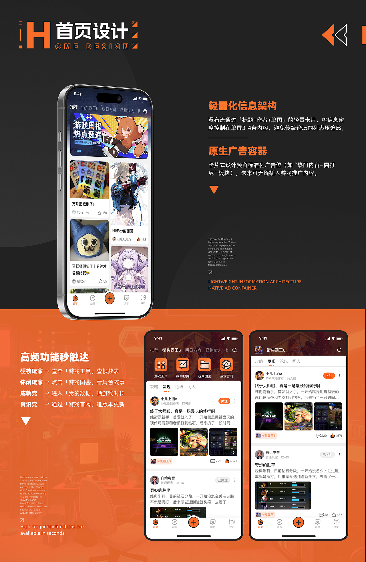 C端-游戏社区APP（图ZMzk0NzgzMzE2） - APP界面 - 站酷设计师断弦之翼原创素材 - 站酷ZCOOL