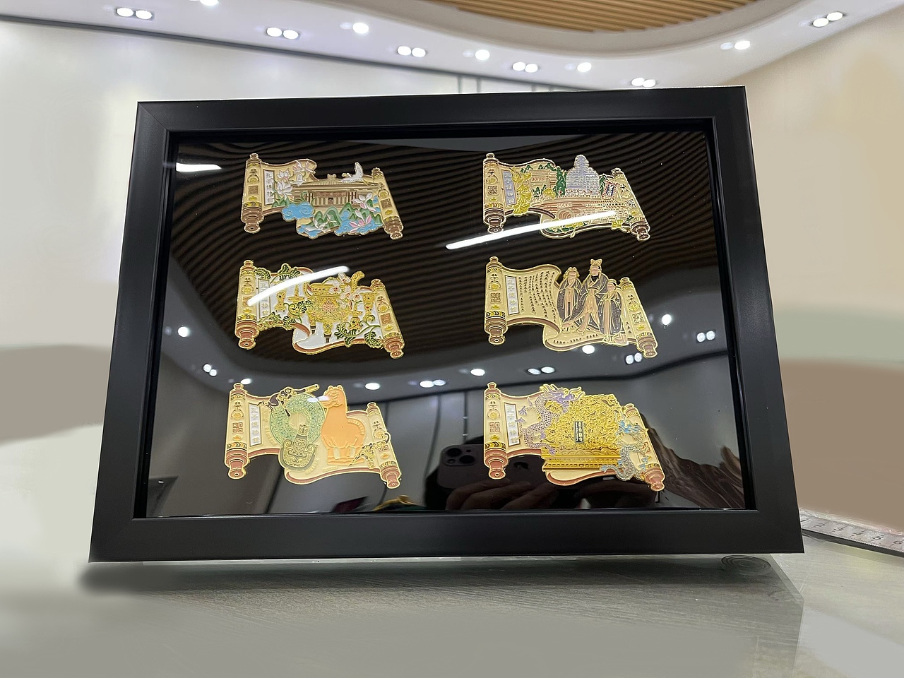 孔子博物馆 文创｜“孔博锦轴 灵韵藏珍”系列冰箱贴（图ZMzk0NzkxODY4） - 工艺品设计 - 站酷设计师雨泓文创原创素材 - 站酷ZCOOL