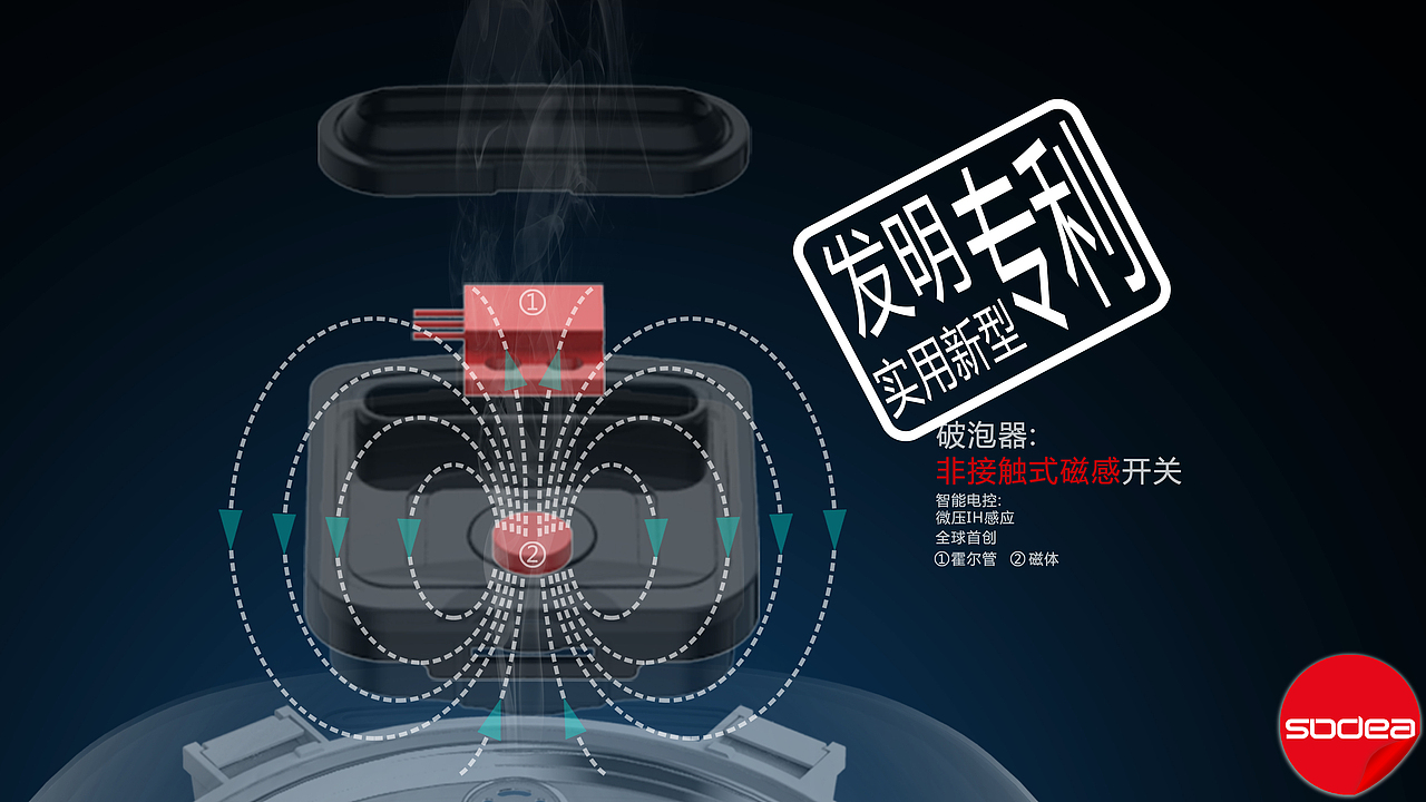 正负零±0 低糖电饭煲工业设计