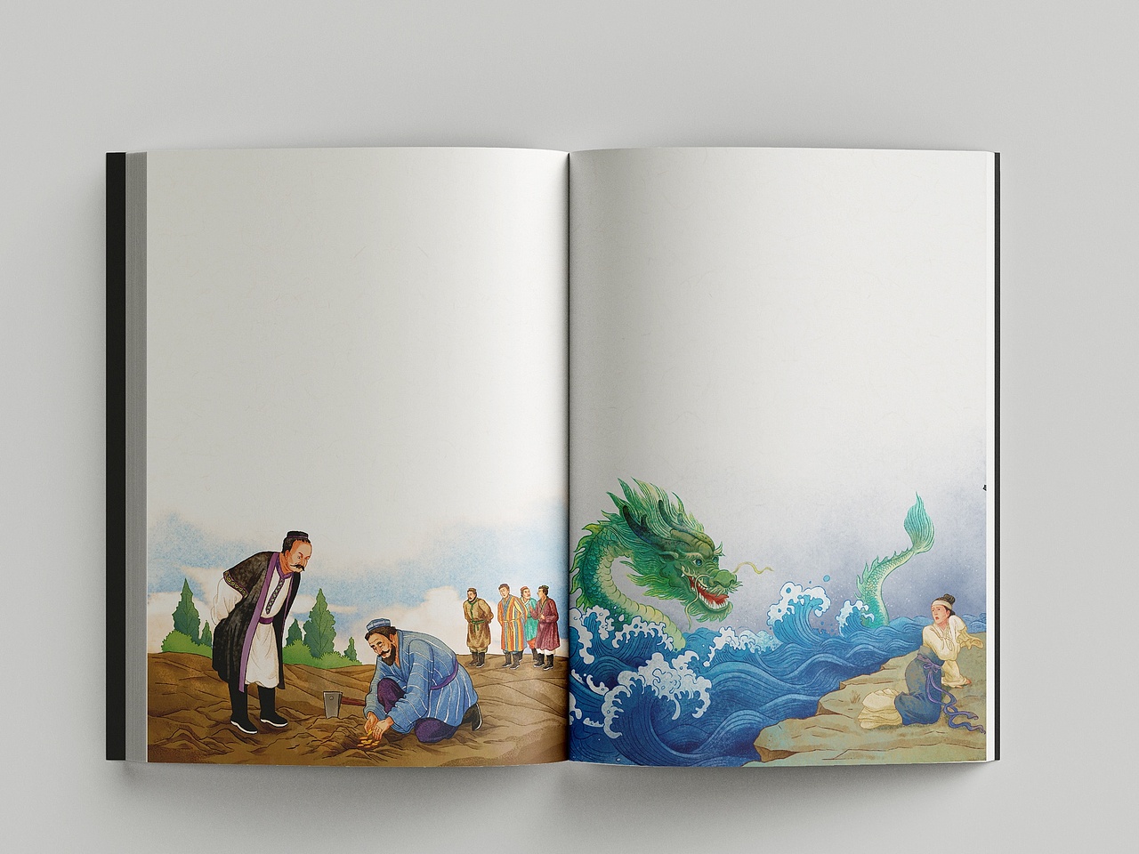 《快乐读书吧》系列文配图-《中国民间故事》