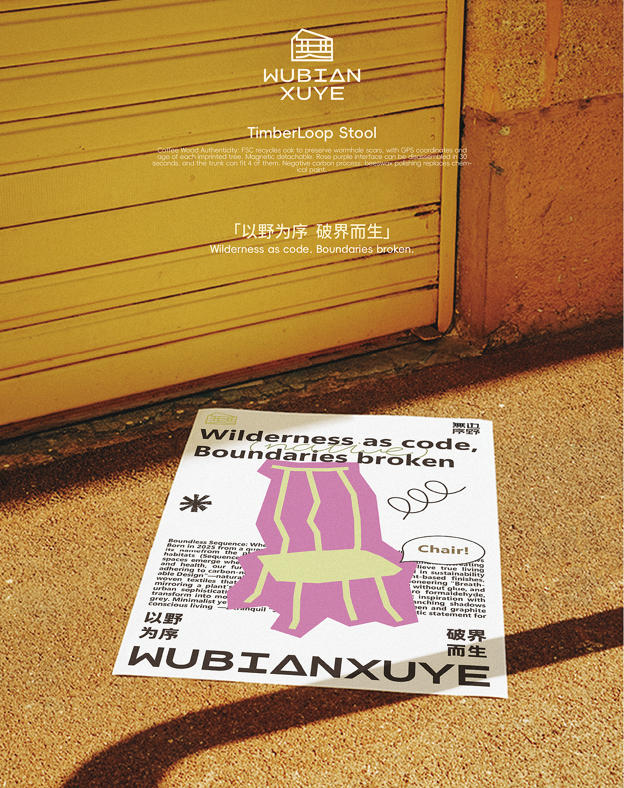 无边序野 家具品牌全案|标志/VI/包装