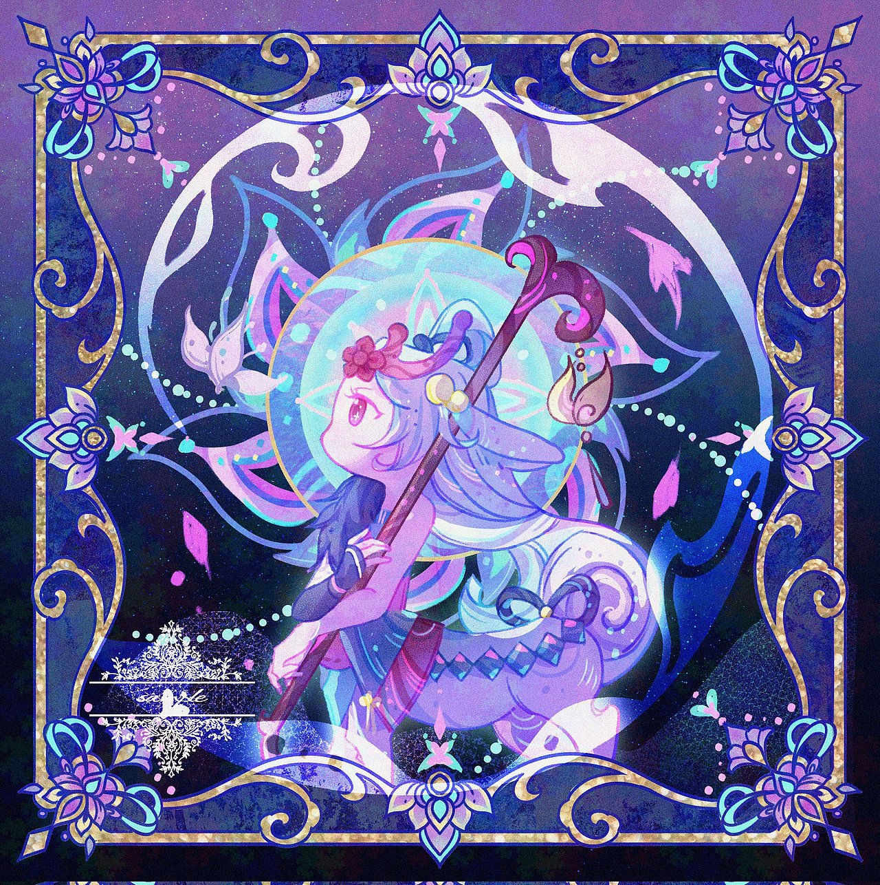 英雄联盟生日会市集·花开之约（图ZMzk0ODA4Njc2） - 艺术插画 - 站酷设计师黄花菜鸽子汤原创素材 - 站酷ZCOOL