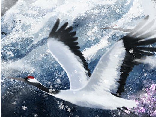 雪山飞鹤