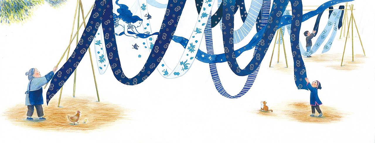 绘本,已出版《蜡染与撑天伞》