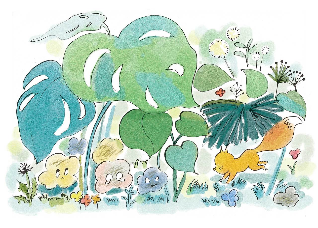 去年画的一些儿童文学插图