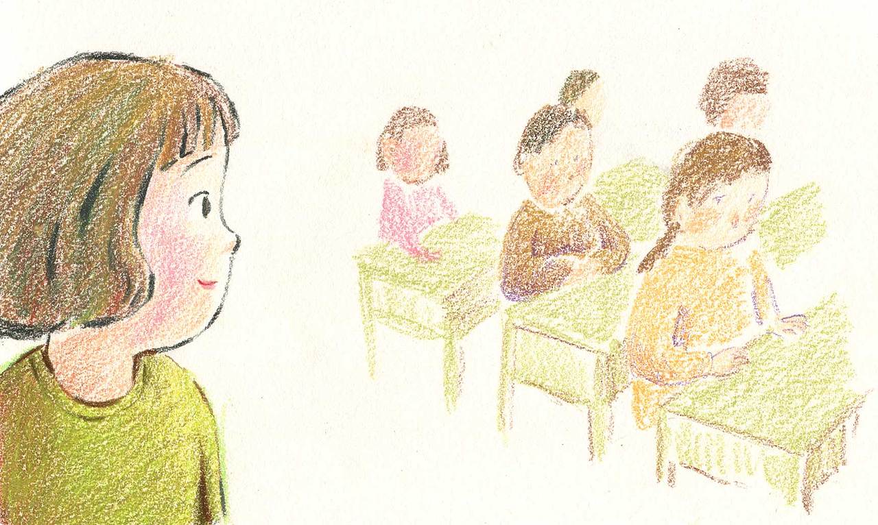 去年画的一些儿童文学插图