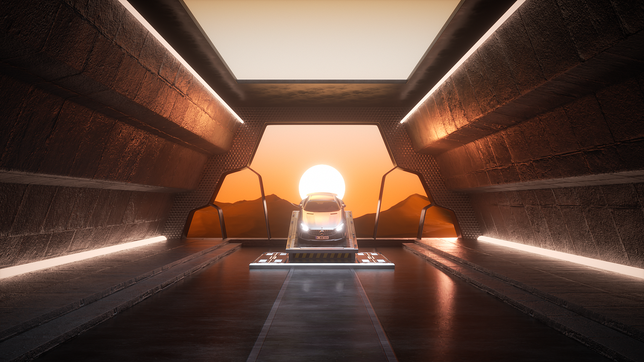 奔驰汽车三维动态