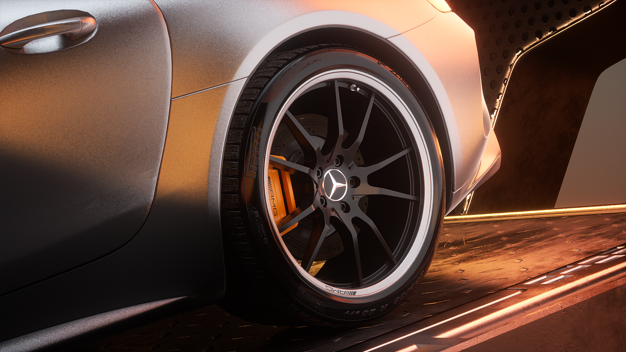 奔驰汽车三维动态