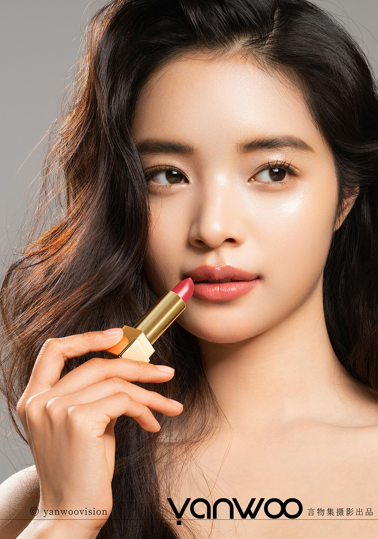 言物集 | YSL彩妆口红模特图人像广告商业拍摄杭州摄影（图ZMzk0ODIxMDM2） - 人像摄影 - 站酷设计师YANWOO言物集摄影原创素材 - 站酷ZCOOL
