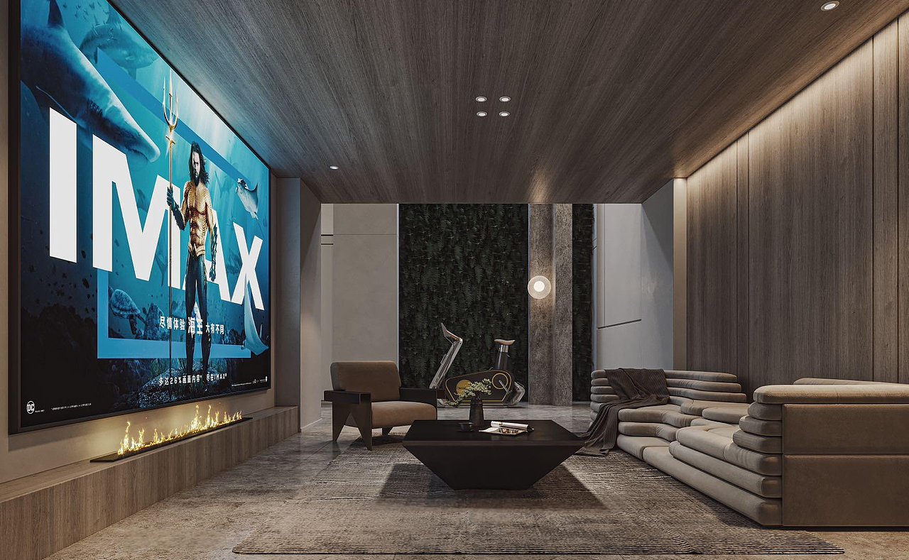 GEMON DESIGN | 宁波慈溪别墅320㎡现代简约风格（图ZMzk0ODIzMTMy） - 家装设计 - 站酷设计师甲木空间设计机构原创素材 - 站酷ZCOOL