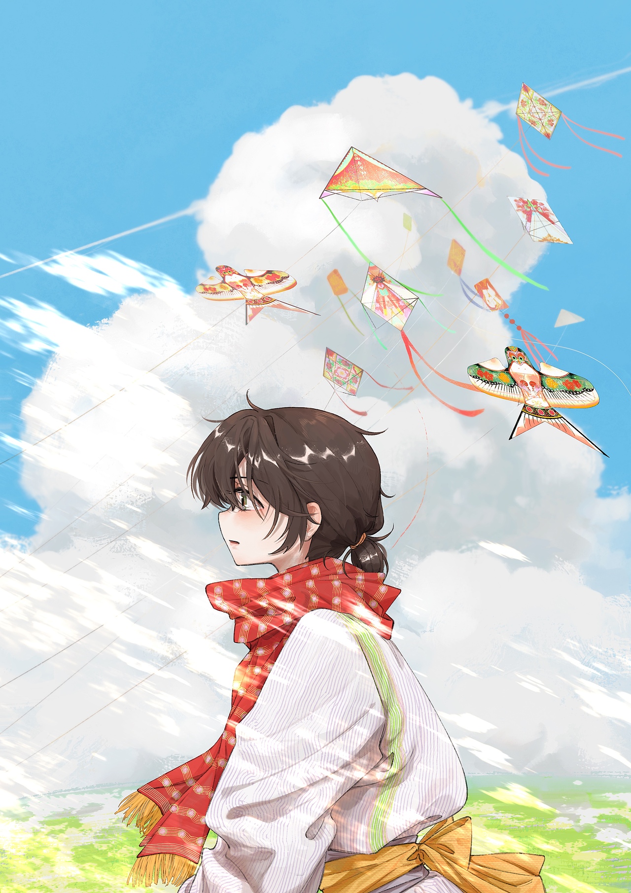 《堇年纸鸢》系列插画作品合集