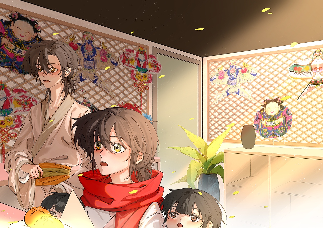 《堇年纸鸢》系列插画作品合集