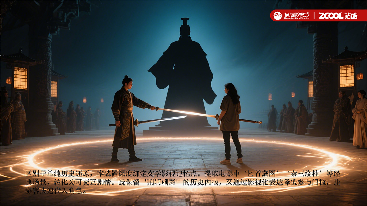 荊軻刺秦：片場試鏡打卡裝置（圖ZMzk0ODM4Mjg0） - 宣傳物料 - 站酷設(shè)計師莫棱光造原創(chuàng)素材 - 站酷ZCOOL