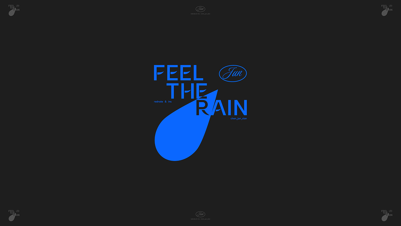 《FEEL THE RAIN》专辑设计