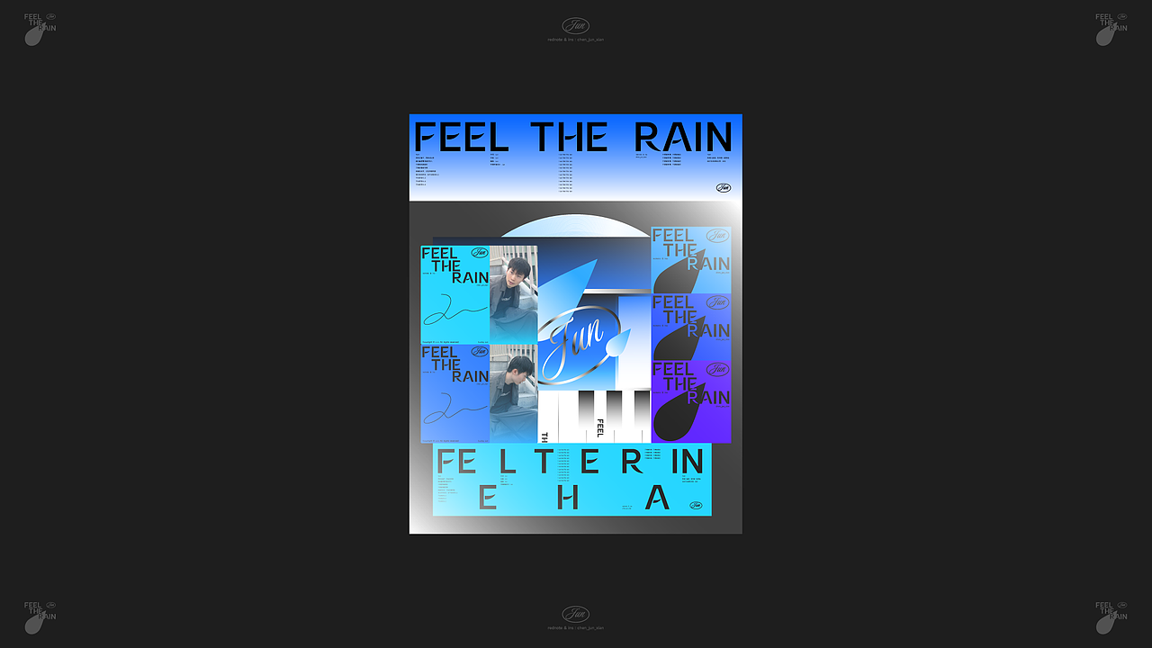 《FEEL THE RAIN》专辑设计
