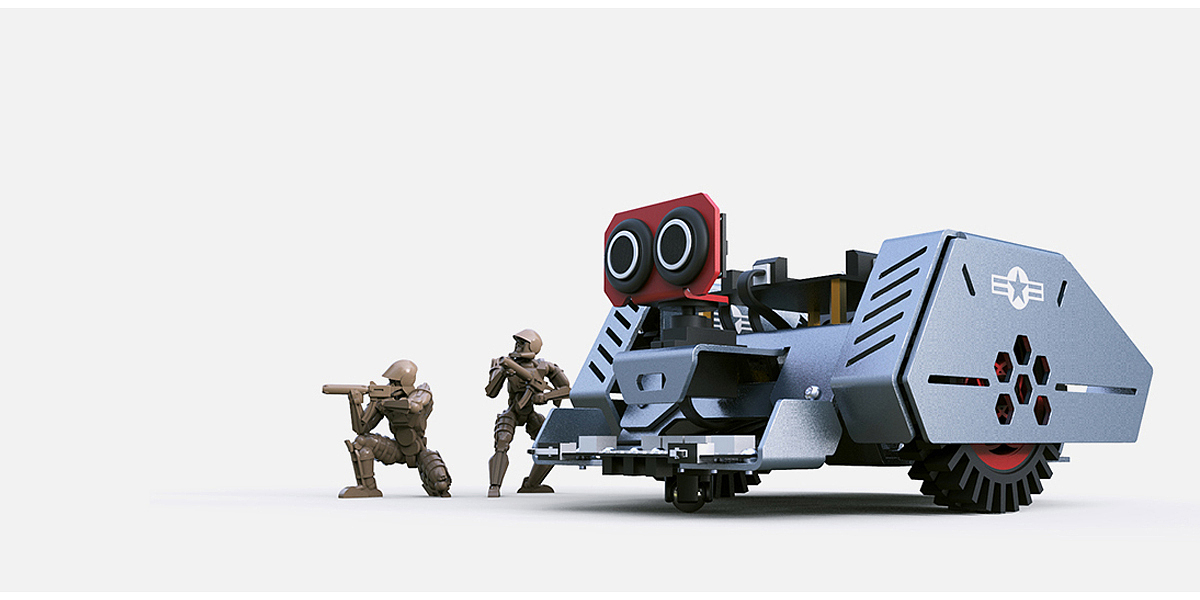 工业设计-智位教育机器人-合肥木马工业设计作品