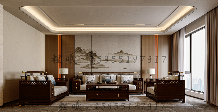 新中式家装空间设计