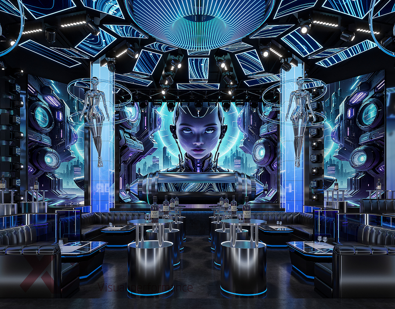 工装-科技感酒吧（图ZMzk0ODU0Nzg0） - 其他 - 站酷设计师是林染设计吖原创素材 - 站酷ZCOOL