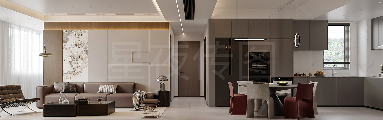 后现代轻奢效果案例