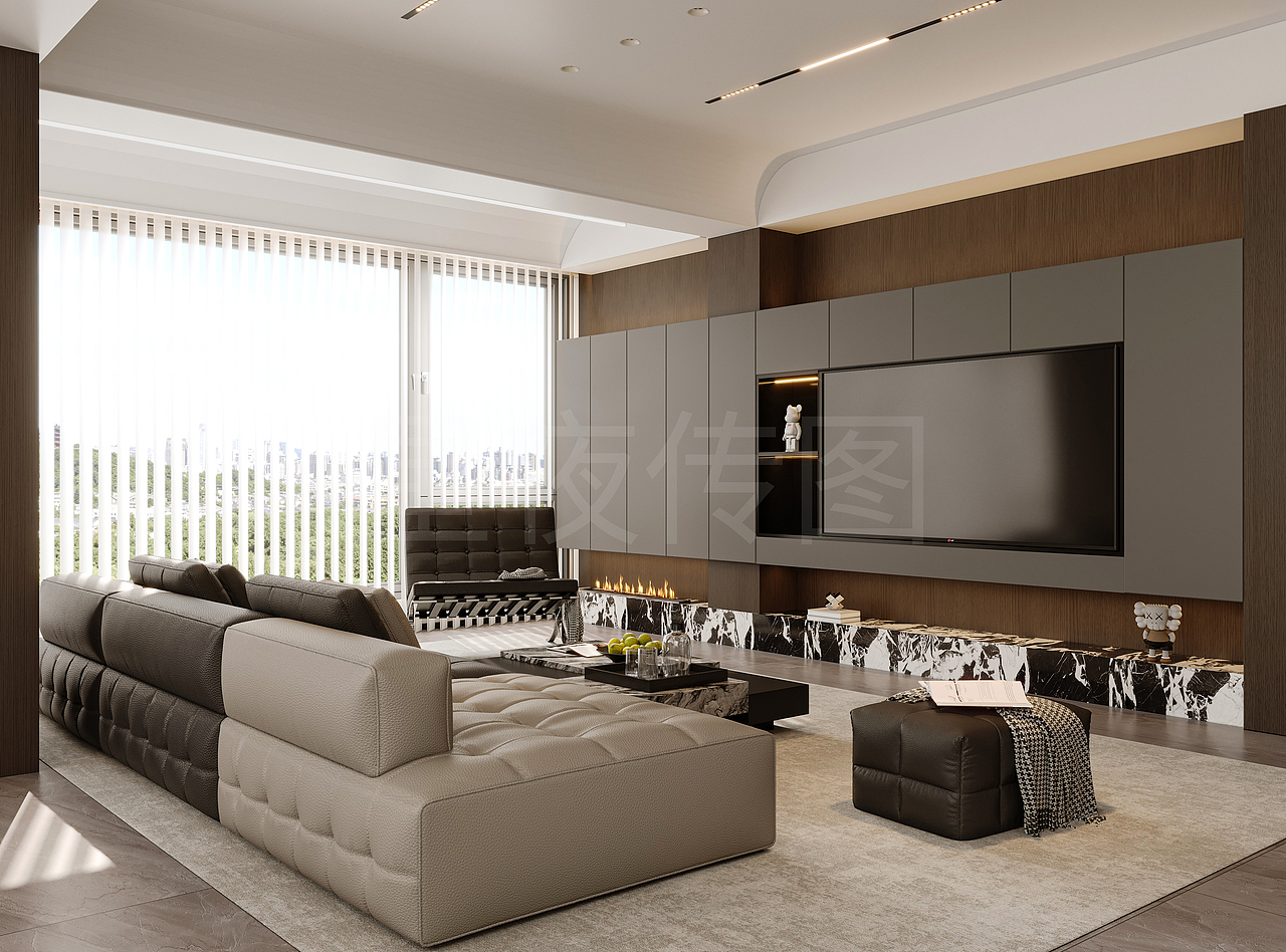 后现代轻奢效果案例