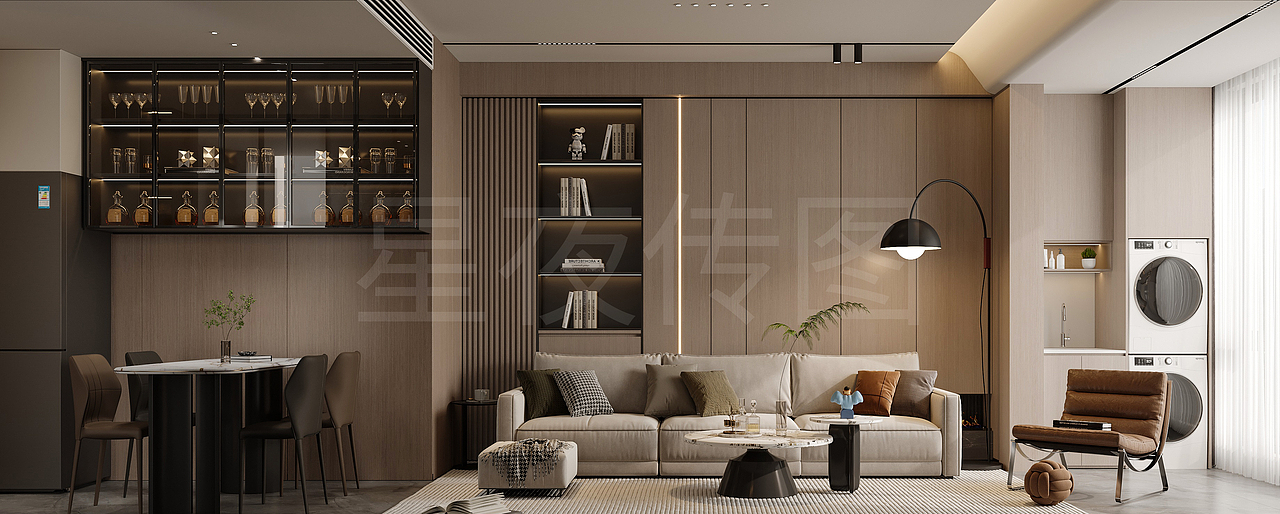 后现代轻奢效果案例