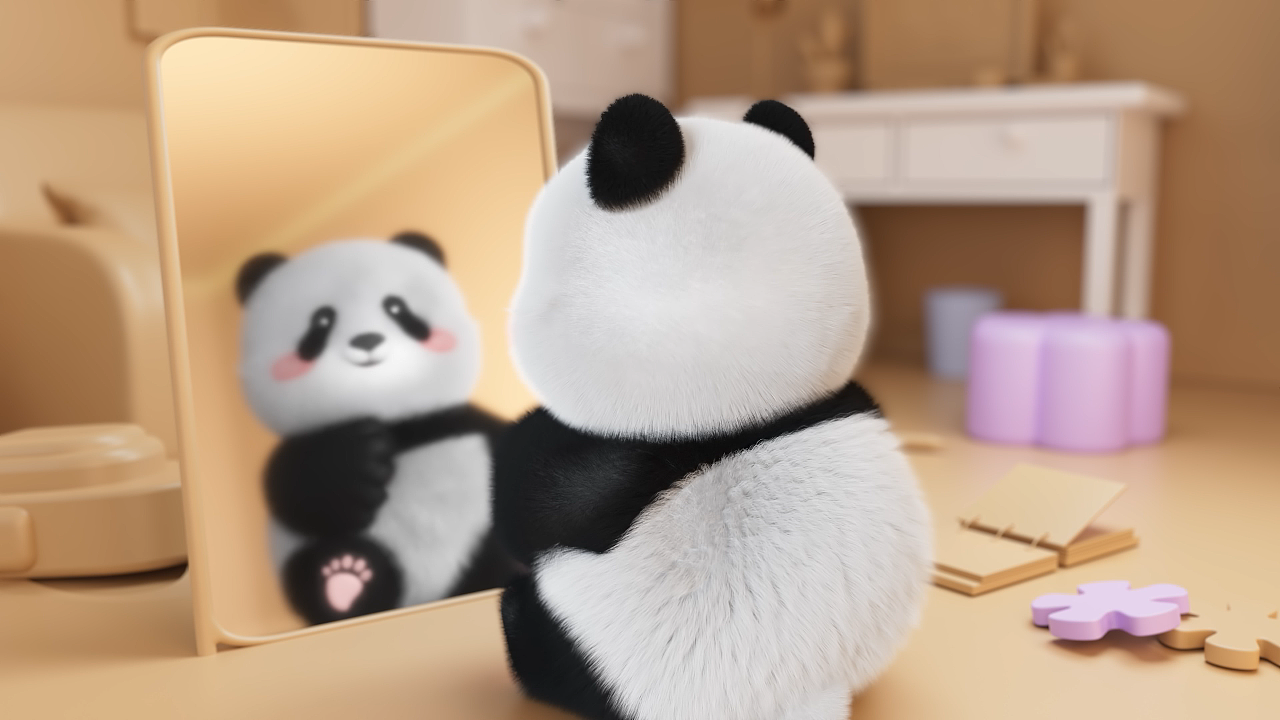 萌兰 & 美诺联名大熊饼 招牌动作五