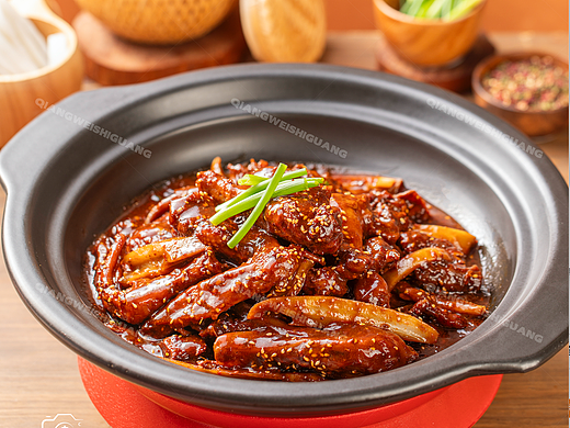 黑鸭煲拍摄