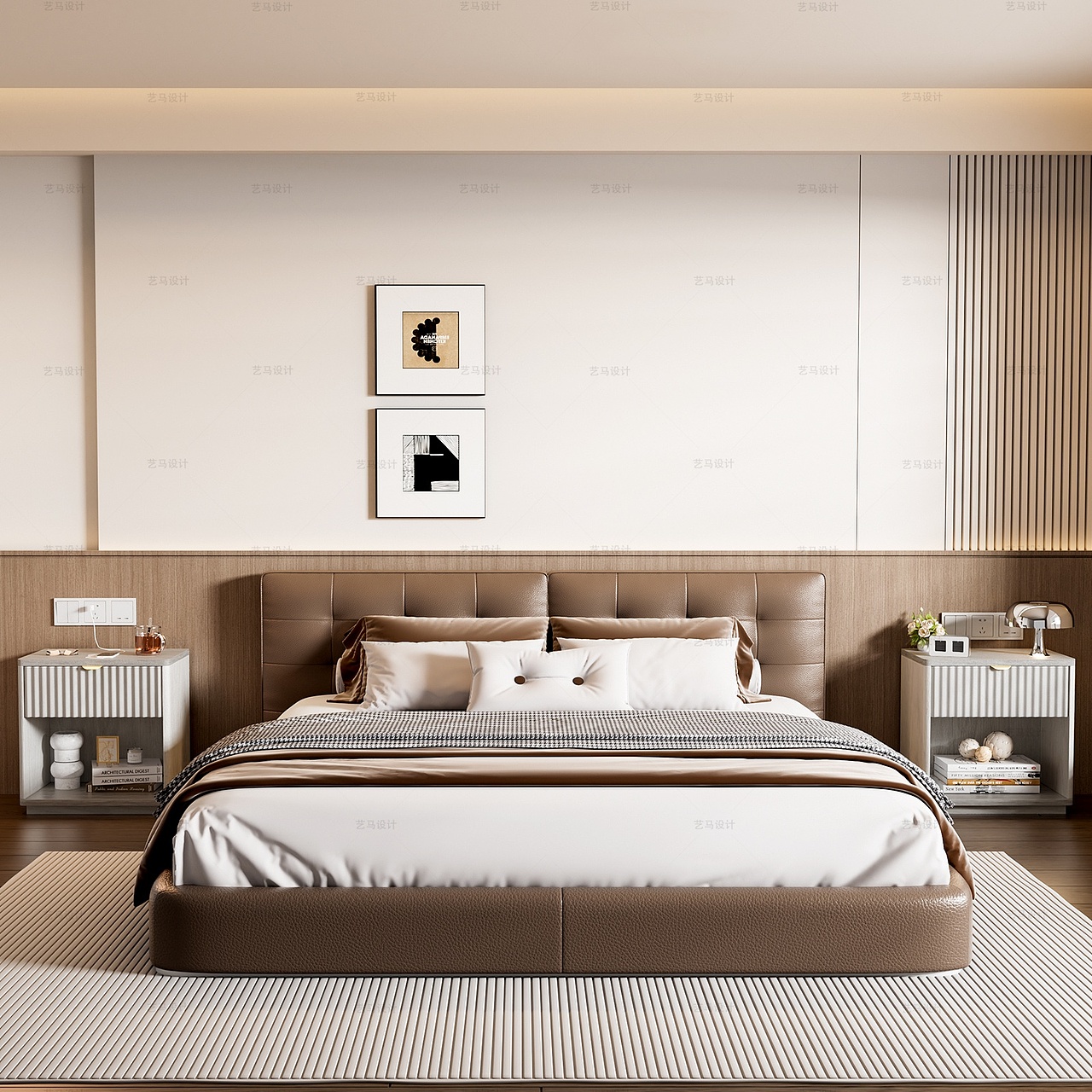 家居用品 床头柜-Amazon亚马逊主副图A+设计案例