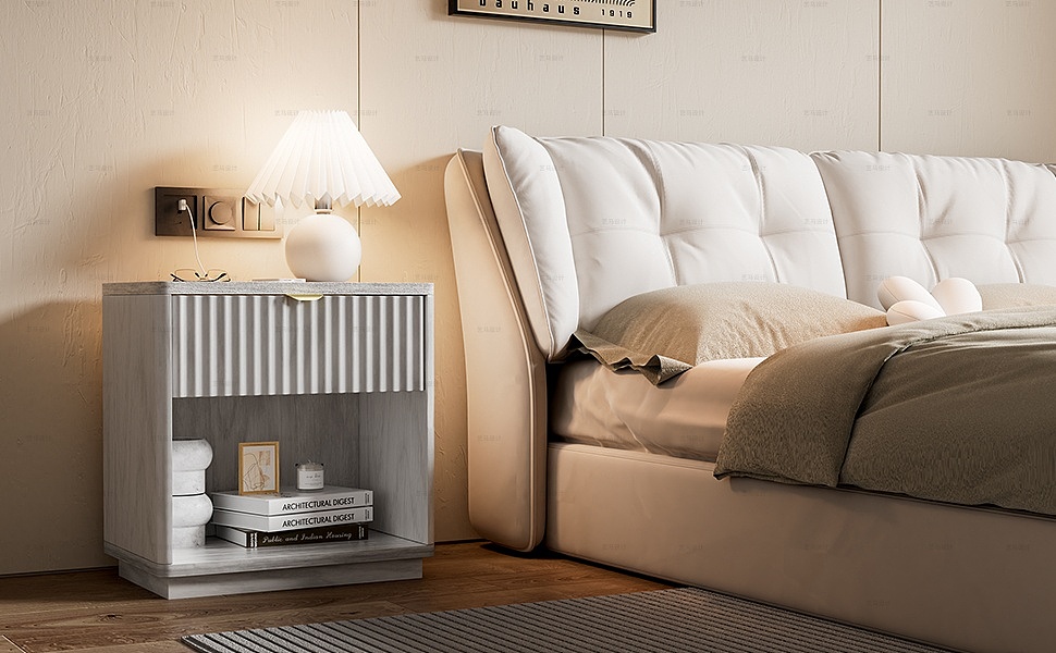 家居用品 床头柜-Amazon亚马逊主副图A+设计案例