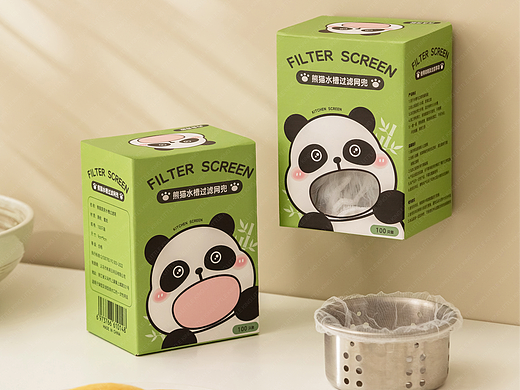 厨房用品拍摄——熊猫水槽过滤网
